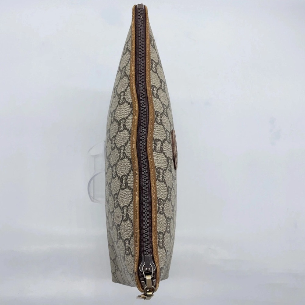 Gucci GG Plus Supreme PVC Leather Beige toiletry bag - men’s / women’s - EUC - Picture 8 of 13